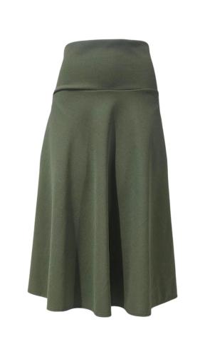 Pollera Scuba 3/4 Dafne Liso C/bolsillos