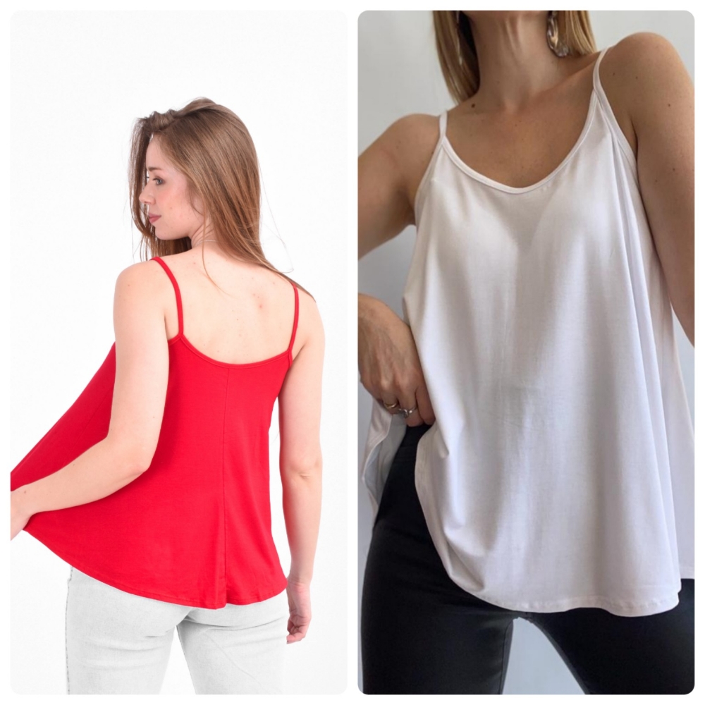 Musculosa Evasé Tiritas - Imagen 2