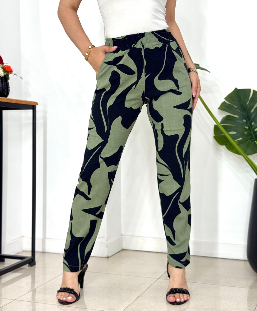 Pantalones Recto Lino - Imagen 4