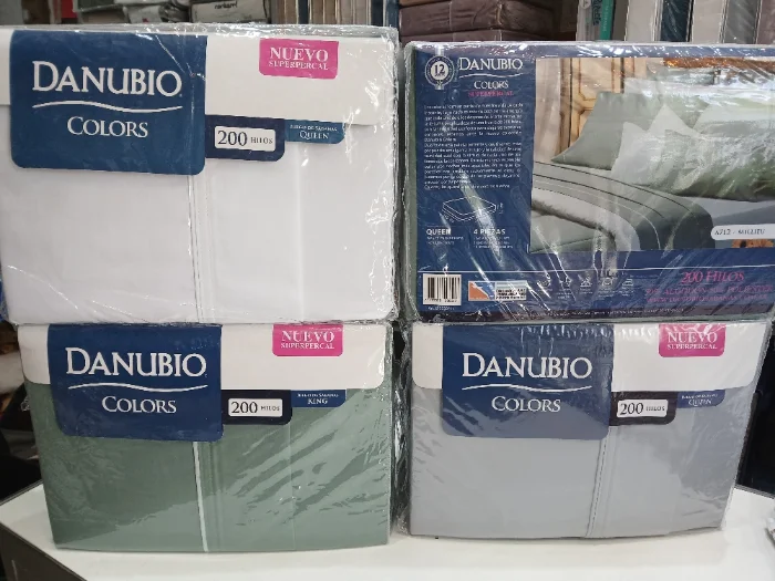 Sabanas "danubio"
colors "200 Hilos Super Percal"  Algodón