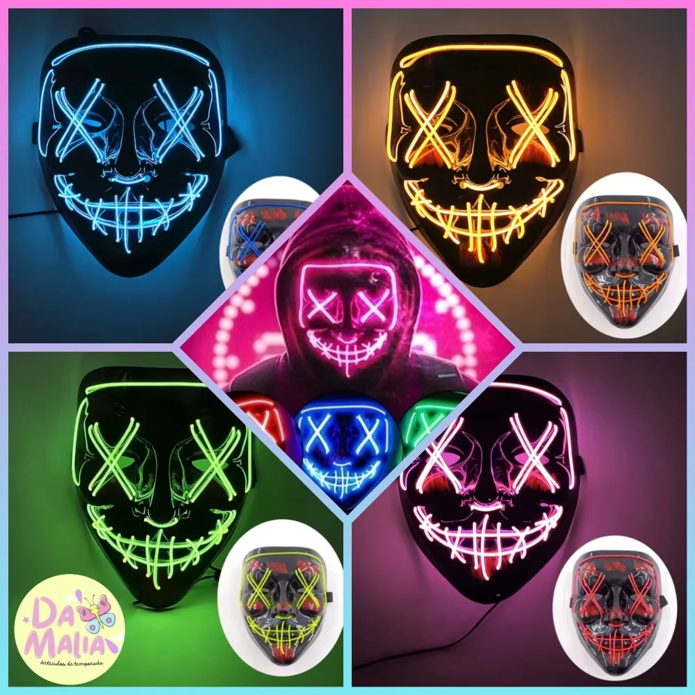 Máscara con Luz "la Purga" - Imagen 3