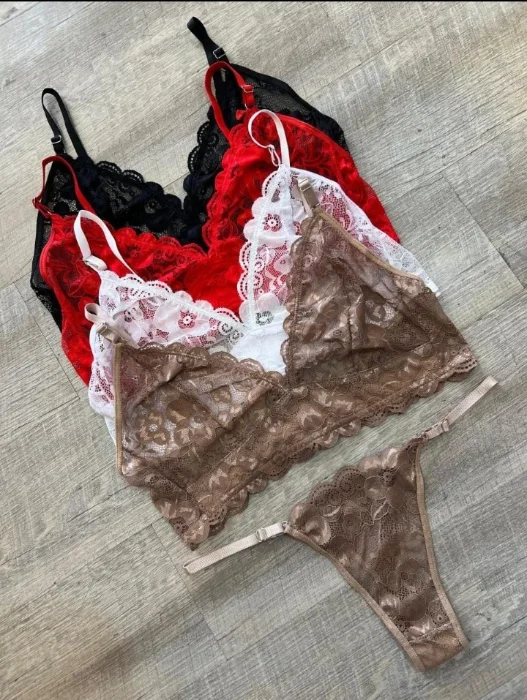 Bralette de Puntilla con Faja