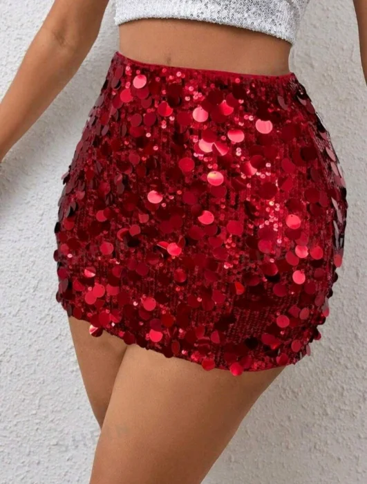 Pollera Lentejuelones Importado