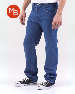 Pantalon Jean Clásico Recto Rigido