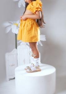 Sandalias Wara Infantil Nena Fiesta Eventos Elegante Confort Livianas - Miniatura 3