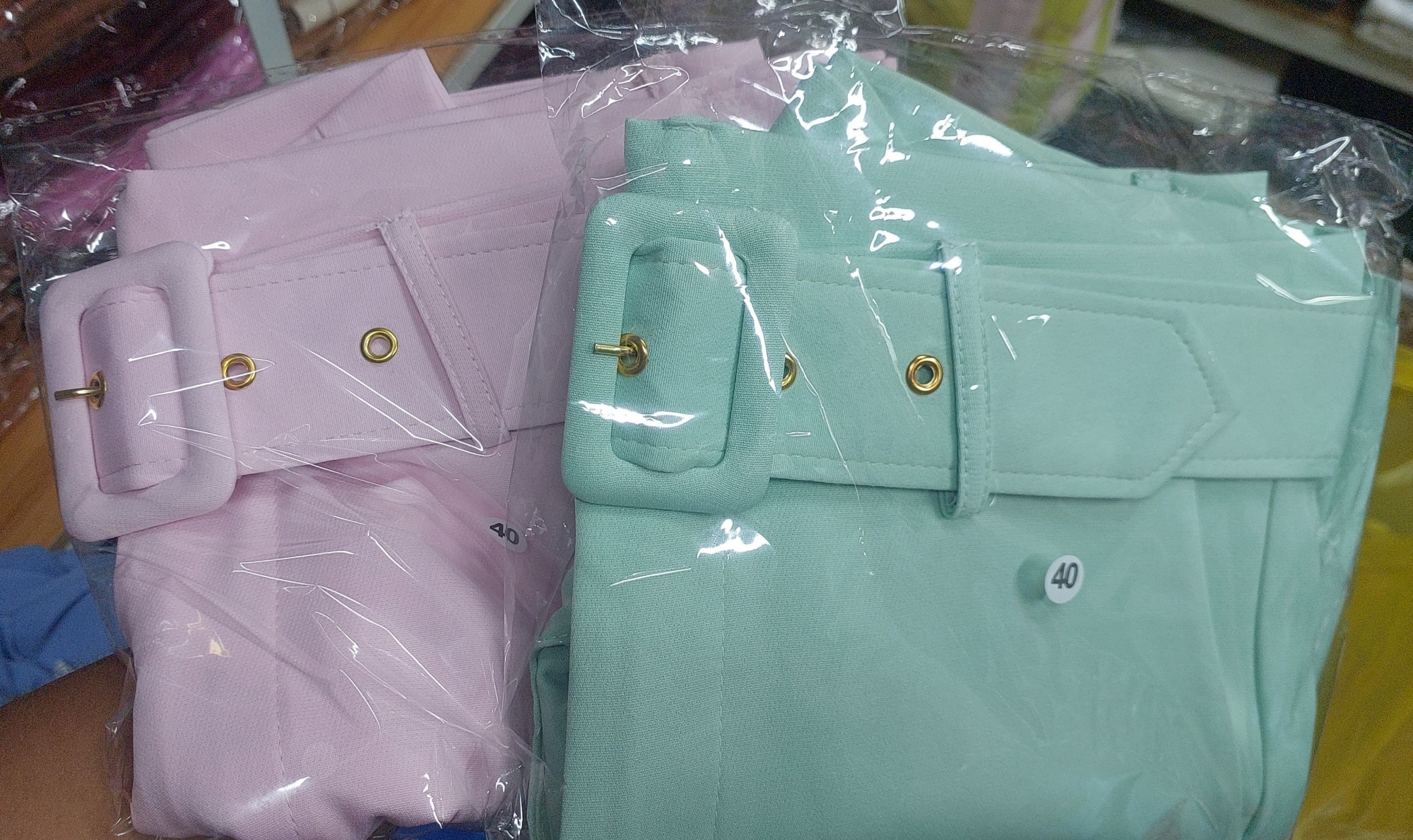 Short Sastrero Cinto Forrado Importado!! - Imagen 3