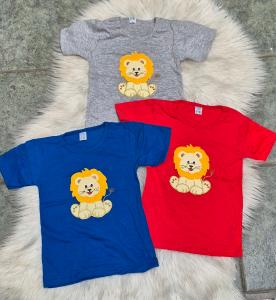 Remera Algodón Peinado Bordado Bebe - Miniatura 2