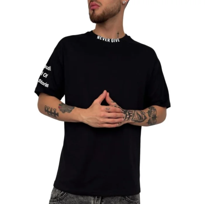 Remerones Oversize Cuello y Manga  Estampado