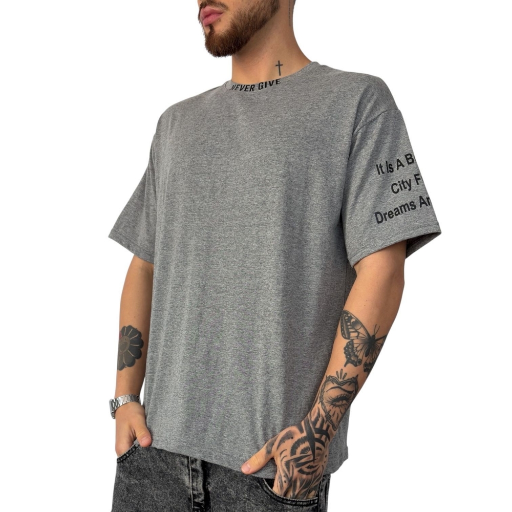 Remerones Oversize Cuello y Manga  Estampado - Imagen 2