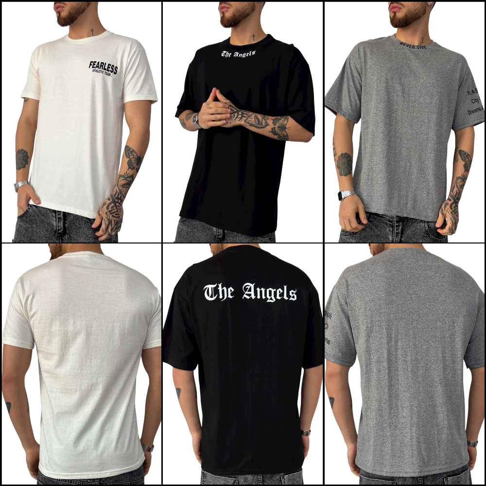 Remerones Oversize Cuello y Manga  Estampado - Imagen 3