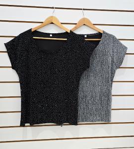 Remera Lurex Strass