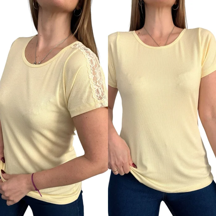 Remeras de Morley  Viscosa con Encaje