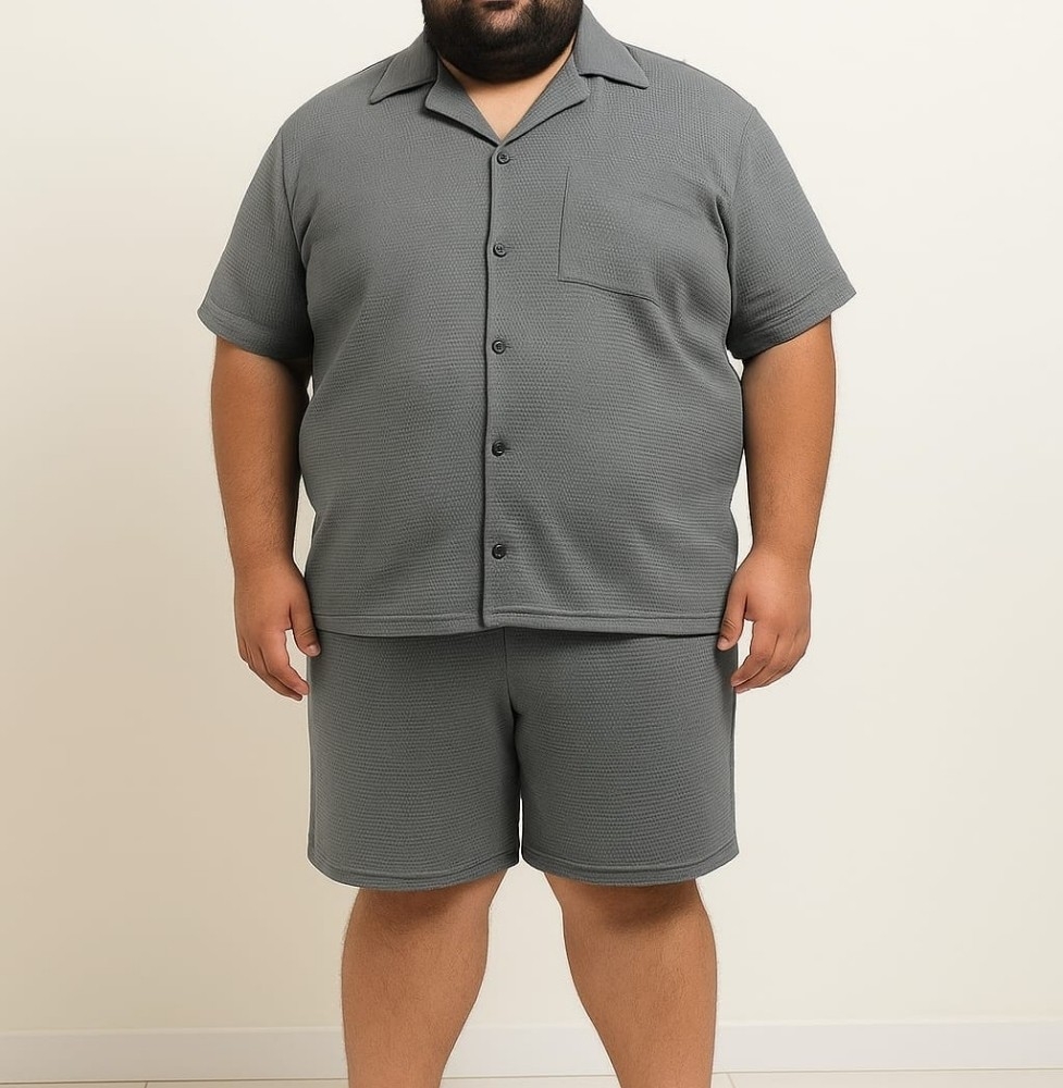 Conjunto de Wafle Hombre Talles Especiales - Imagen 4
