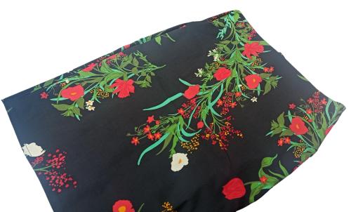Pollera 3/4 Basico Floreadas-c/cierre Atras-bengalina - Miniatura 3