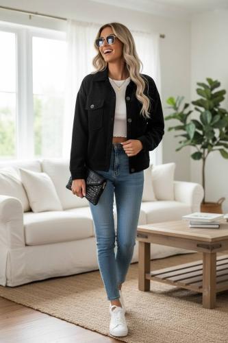 Campera Celia de Corderoy con Corderito - Miniatura 4