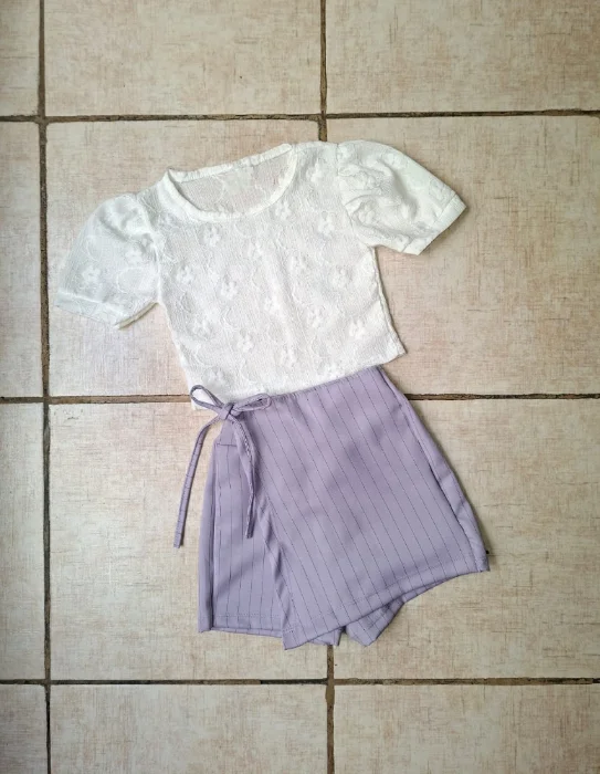Short Pollera Sastrero