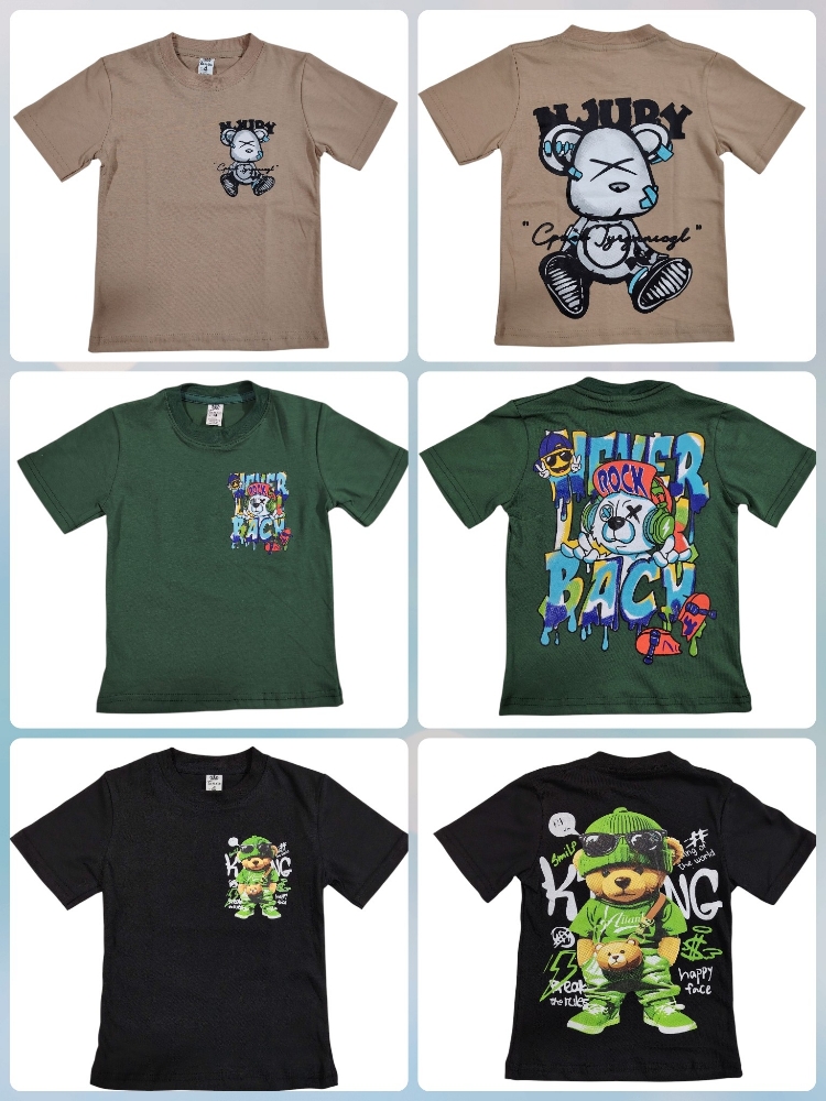 Remeras de Niño Doble Estampado - Imagen 2
