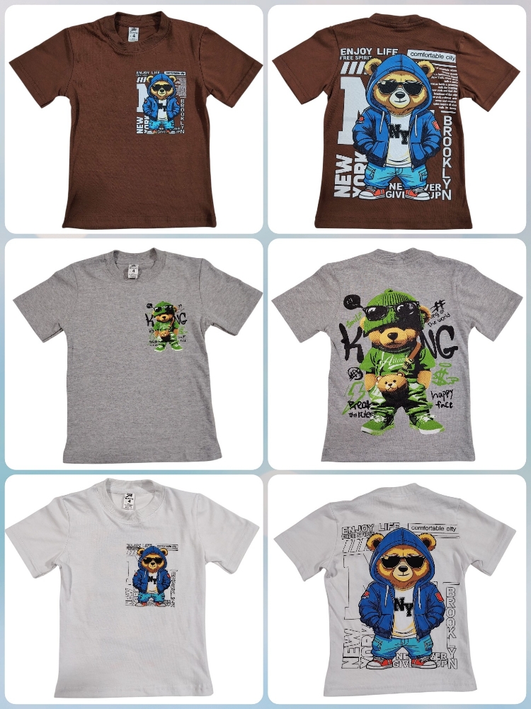 Remeras de Niño Doble Estampado - Imagen 3