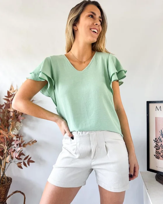 Blusa con Volado