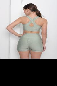 Conjunto Short Top Dama - Miniatura 2