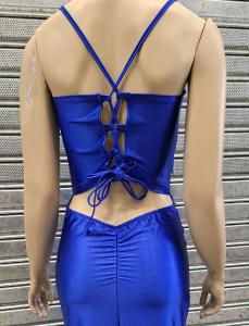 Vestido de Fiesta_ Sirena Bordado Lycra - Miniatura 3