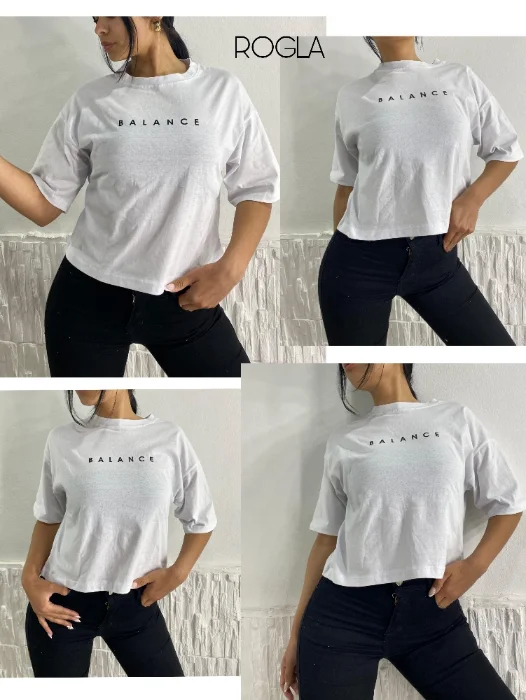 Remera Crop Top Oversize