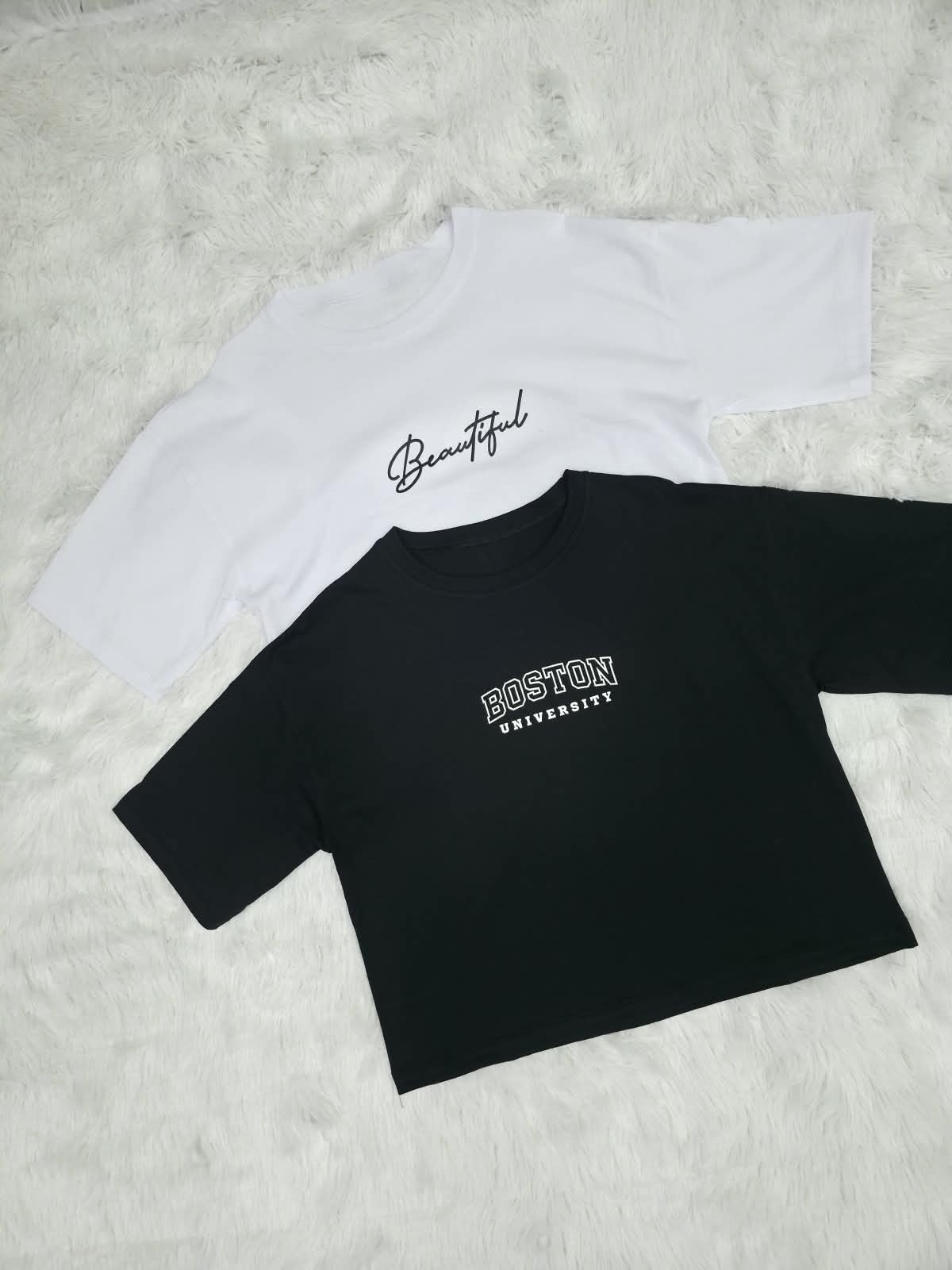 Remera Crop Top Oversize - Imagen 3