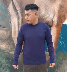 Swter Hilo Cuello Redondo Hombre - Miniatura 2