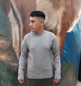 Swter Hilo Cuello Redondo Hombre - Miniatura 3