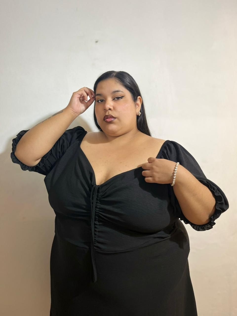 Vestido Manga Globo - Imagen 3