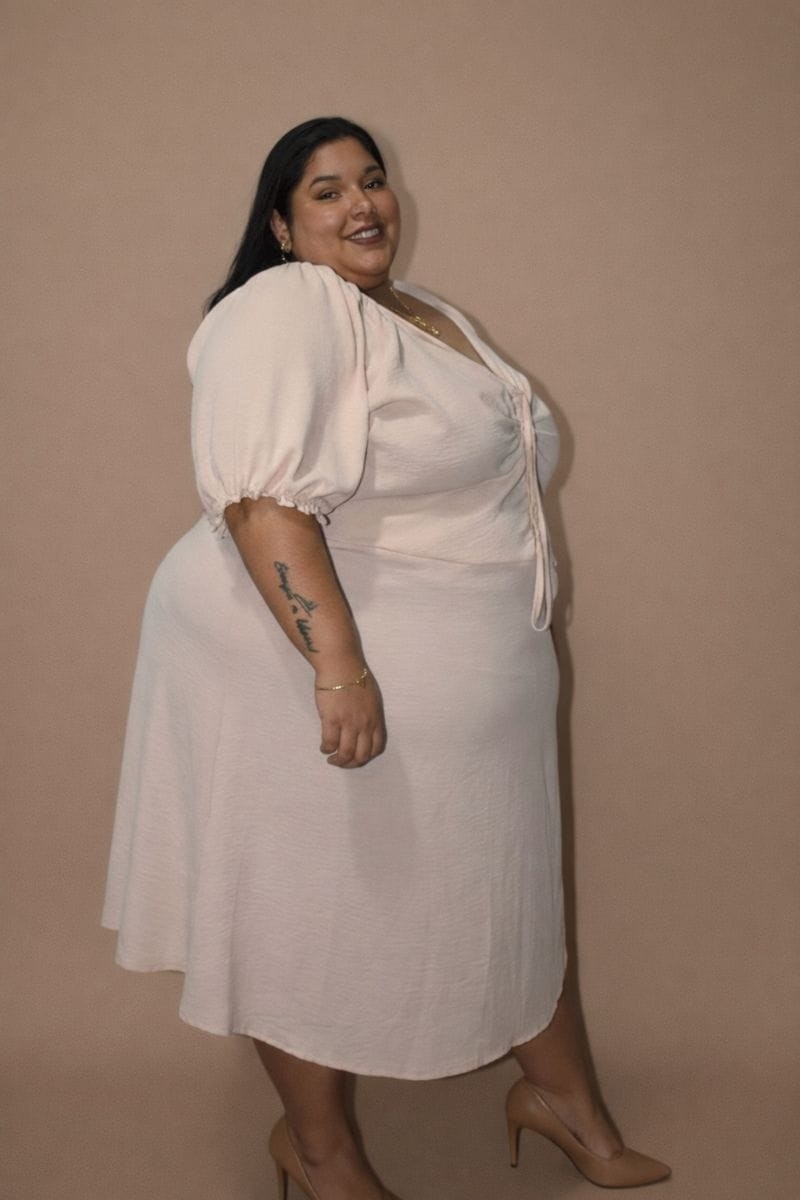Vestido Manga Globo - Imagen 2