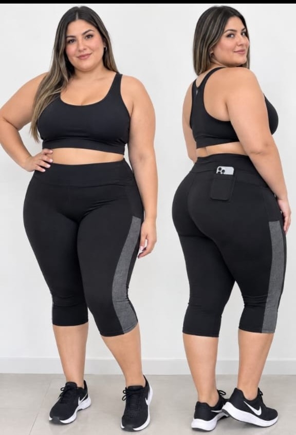 Capri en Talles Especiales Deportivo con Bolsillos - Imagen 3