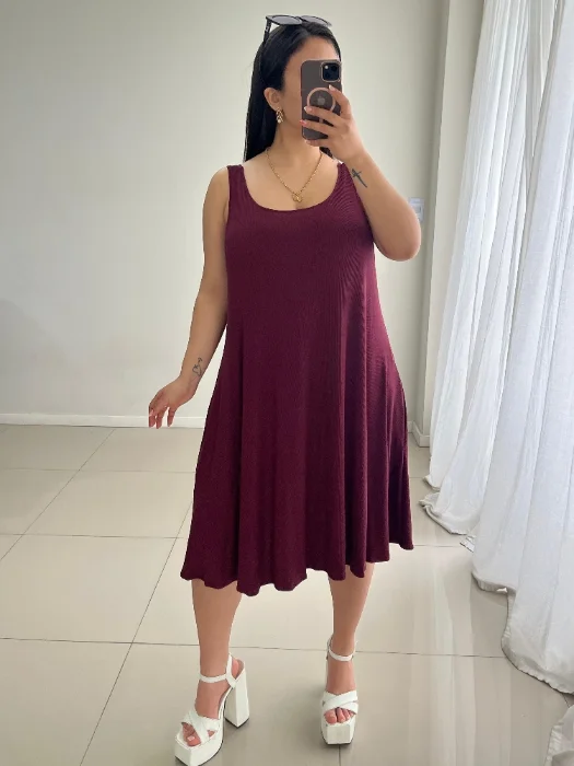 Vestido Musculosa Abierto de Morley