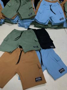 Bermudas Cargo de Bengalina Elastizada para Niños