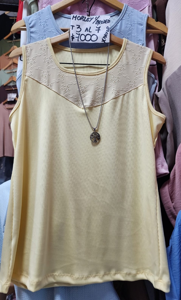 Musculosa con Brodery - Imagen 3