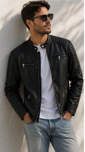 Campera de Cuerina con Corderito