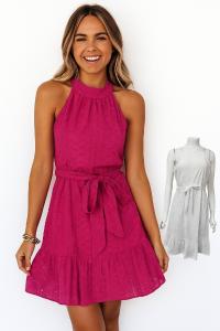 Vestido de Broderi Corta
