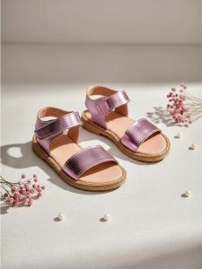 Sandalias Roma  Niñas Infantiles Brillo Abiertas Clásicas Modernas Cómodas - Miniatura 6