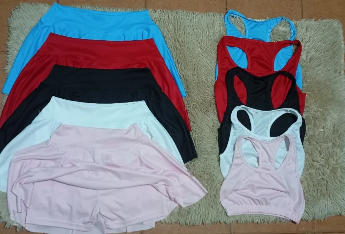Conjuntos Shorts Pollera y Tops