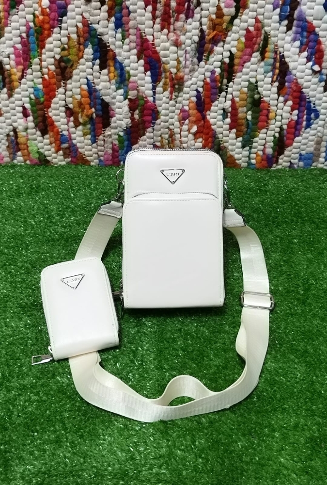 Porta Celular de 3 Cierre con Monedero de Cuero Pu Excelente Calidad - Imagen 4