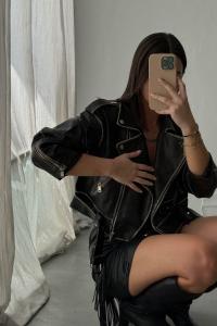 Campera Ecocuero Yd Oversize