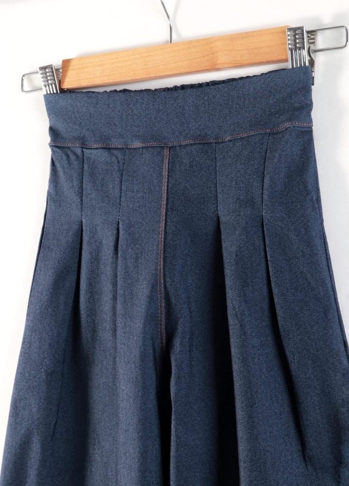 Wide Leg Simil Jean - Imagen 3