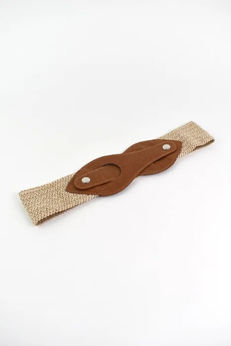 Cinto Tejido Doble Broche