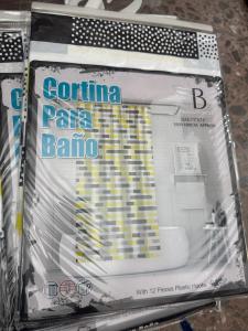 Cortinas de Baño con 12 Ganchos - Miniatura 3