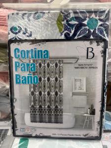 Cortinas de Baño con 12 Ganchos - Miniatura 5
