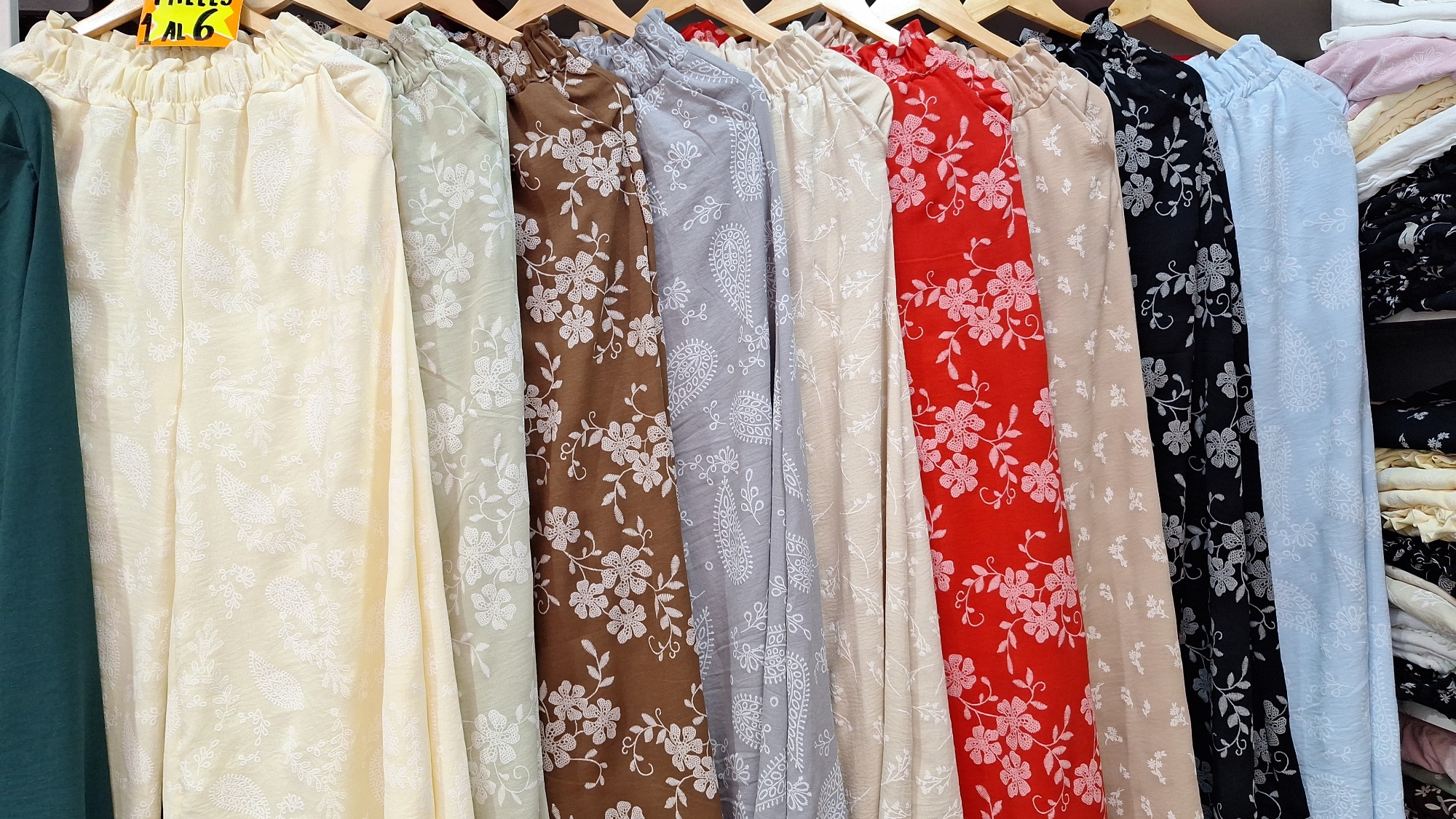 Maxi Palazzo Bordados - Imagen 3