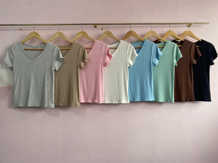 Remera Cuello V