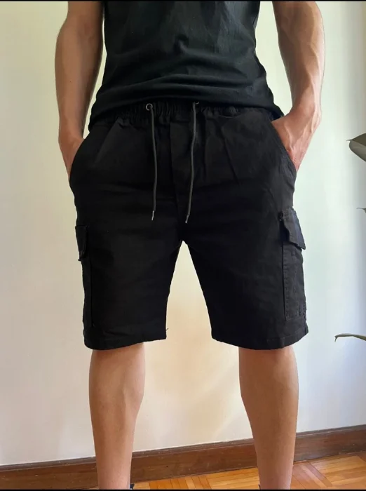 Bermudas de Gabardina