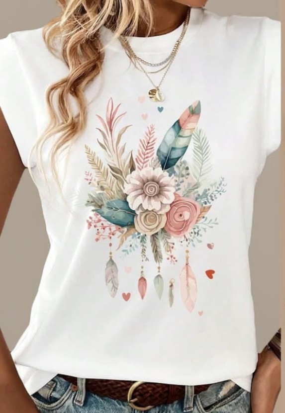 Remeras Estampadas de Algodón Peinado - Imagen 5