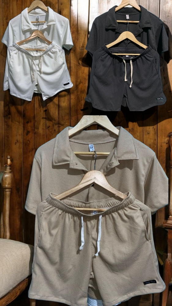 Camisa Waffle   y  Bermuda - Imagen 2